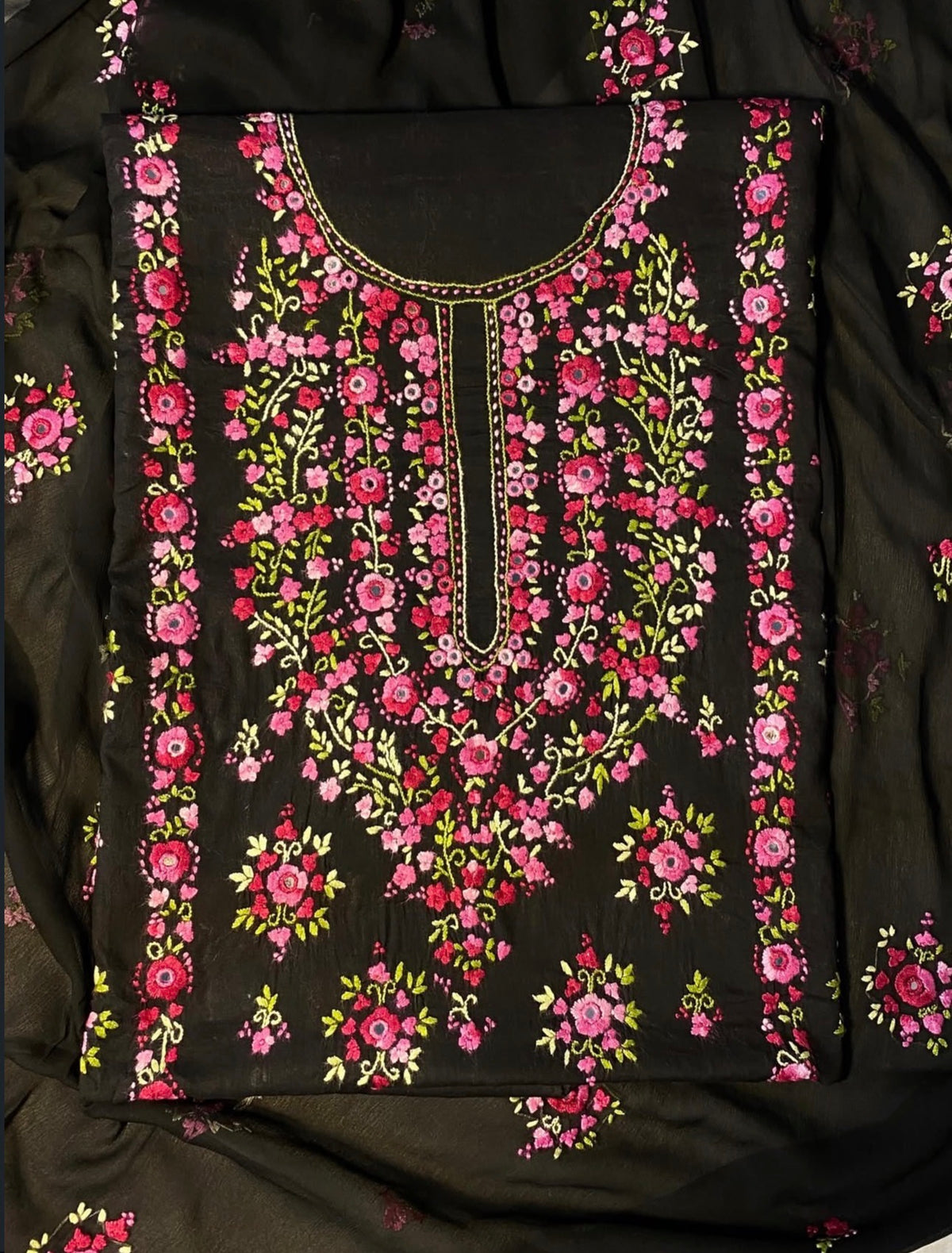 Black floral
