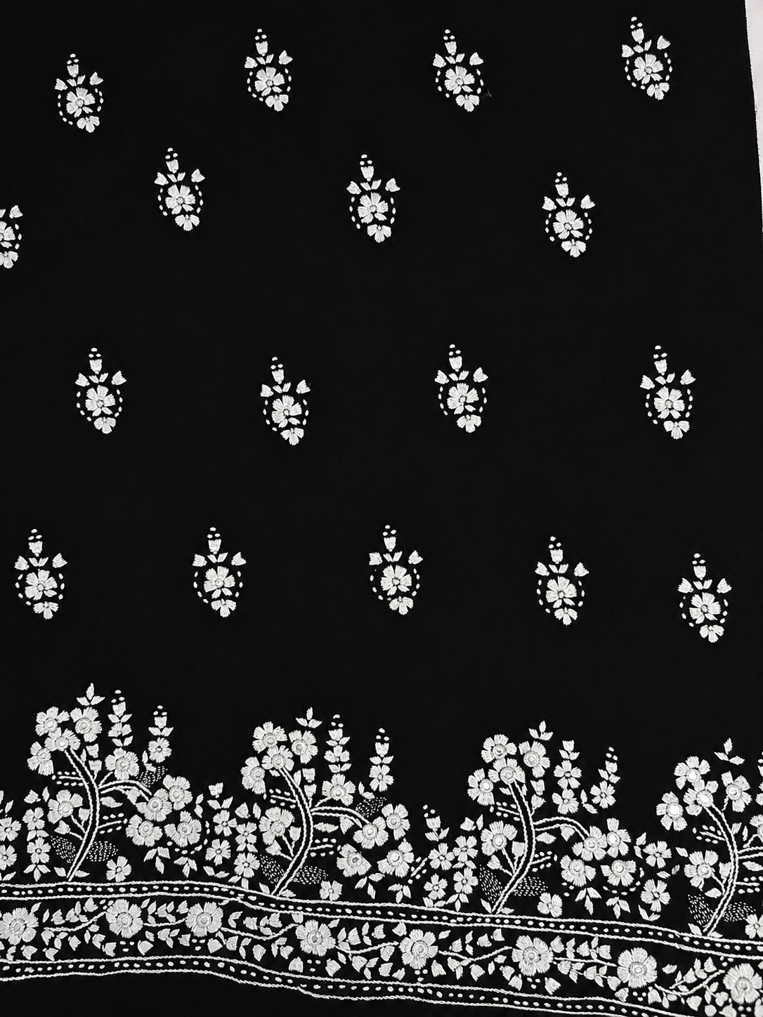 Monochrome black kurta