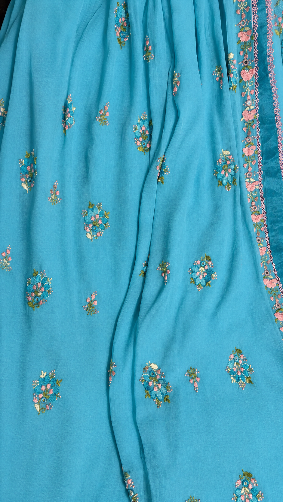 Aqua floral