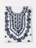 White unstitched kurta
