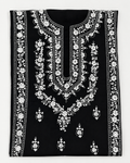 Monochrome black kurta