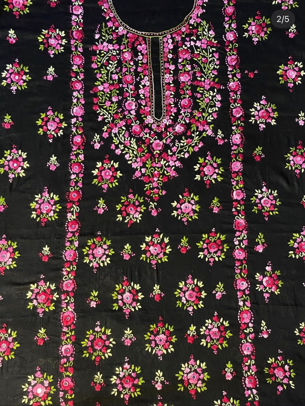 Black floral