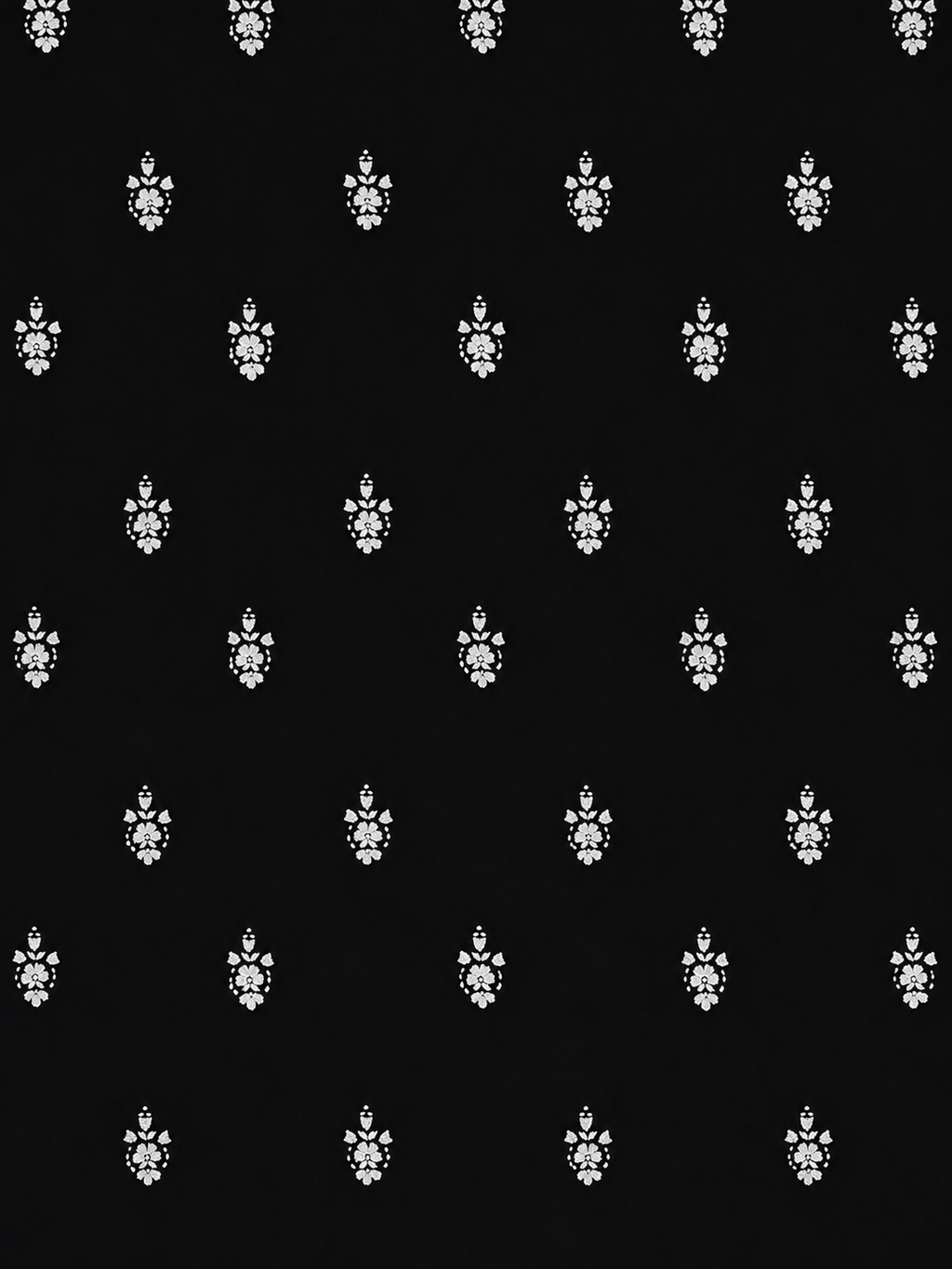 Monochrome black kurta