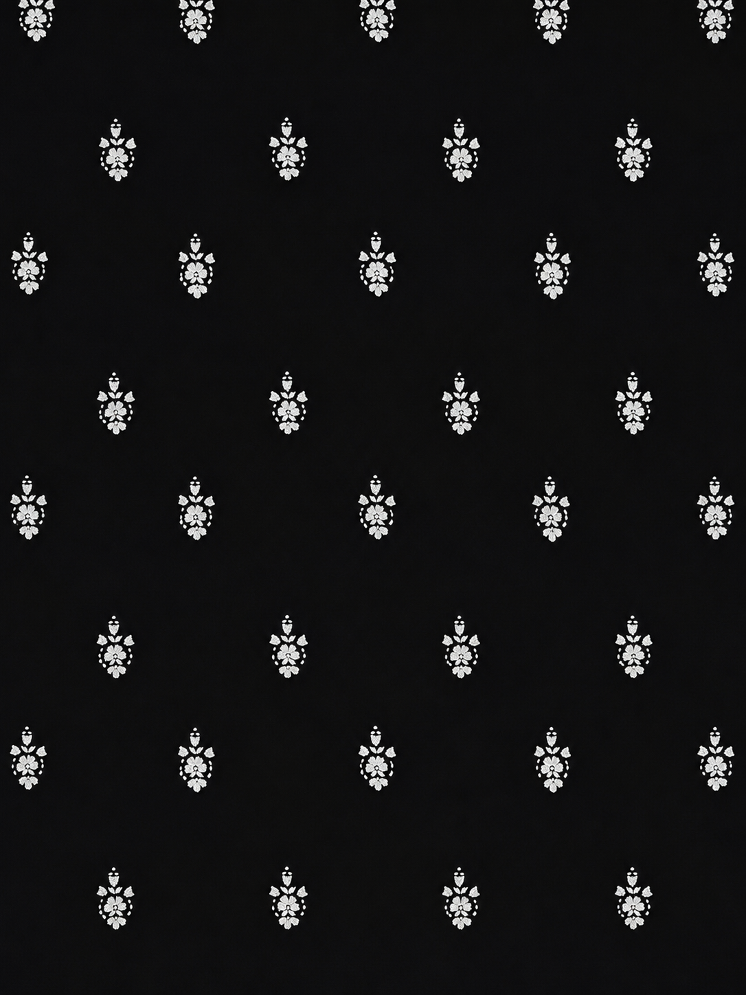 Monochrome black kurta