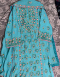 Aqua floral