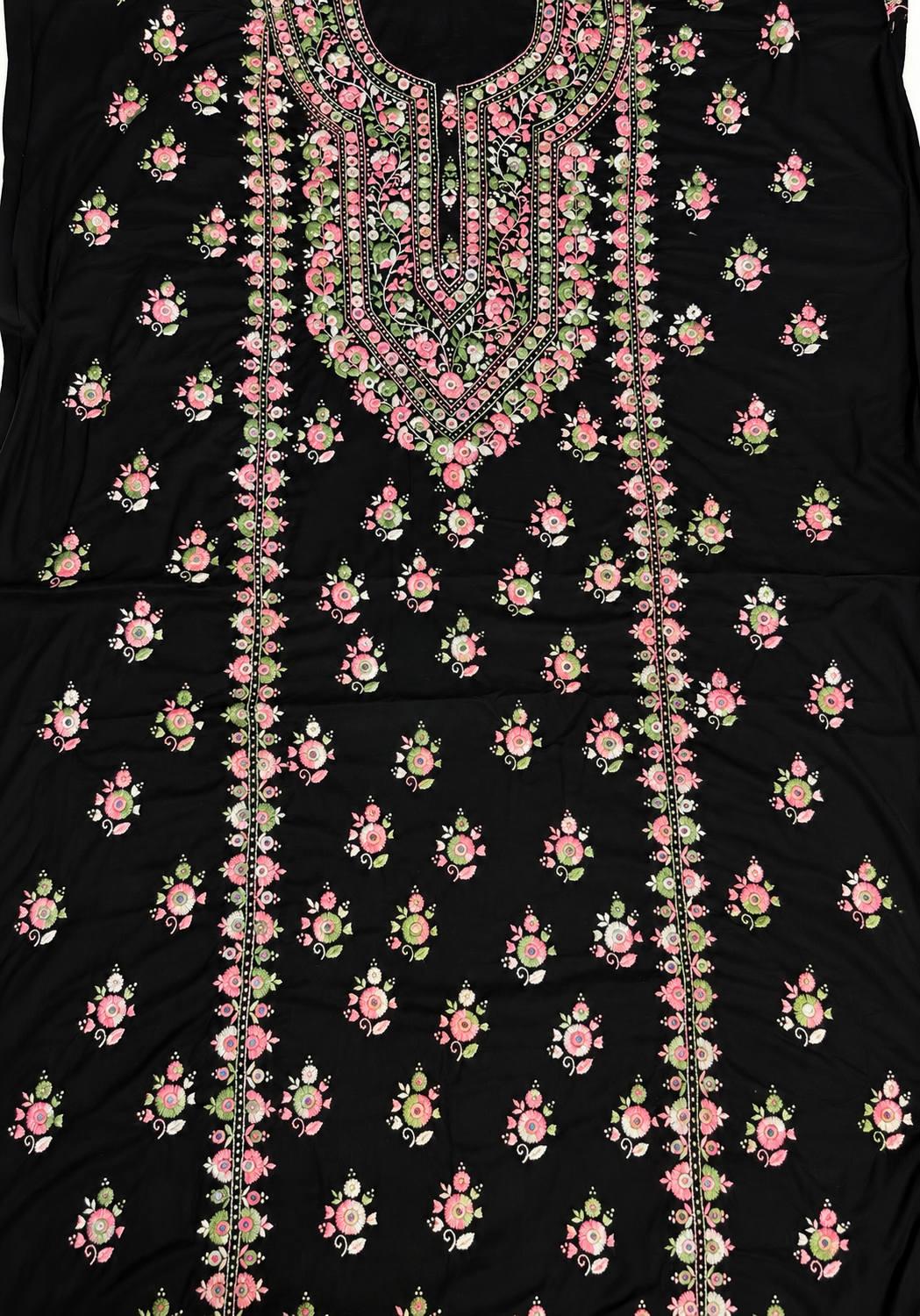 Black multi floral