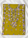 Olive green kurta