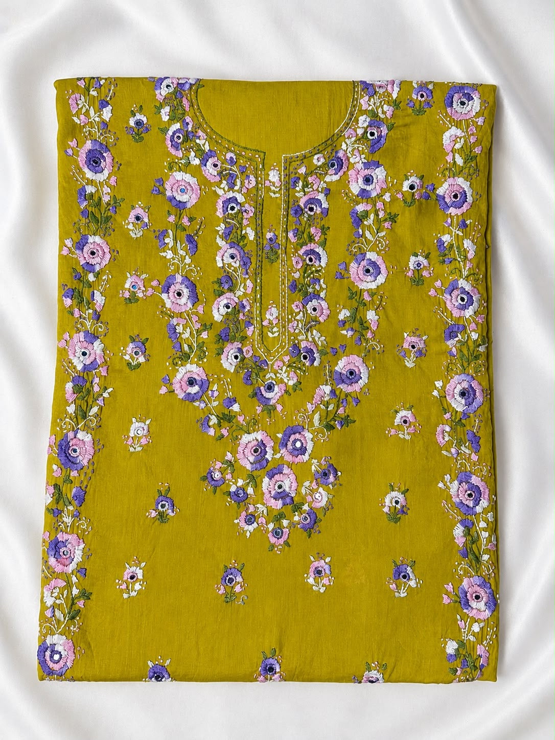 Olive green kurta