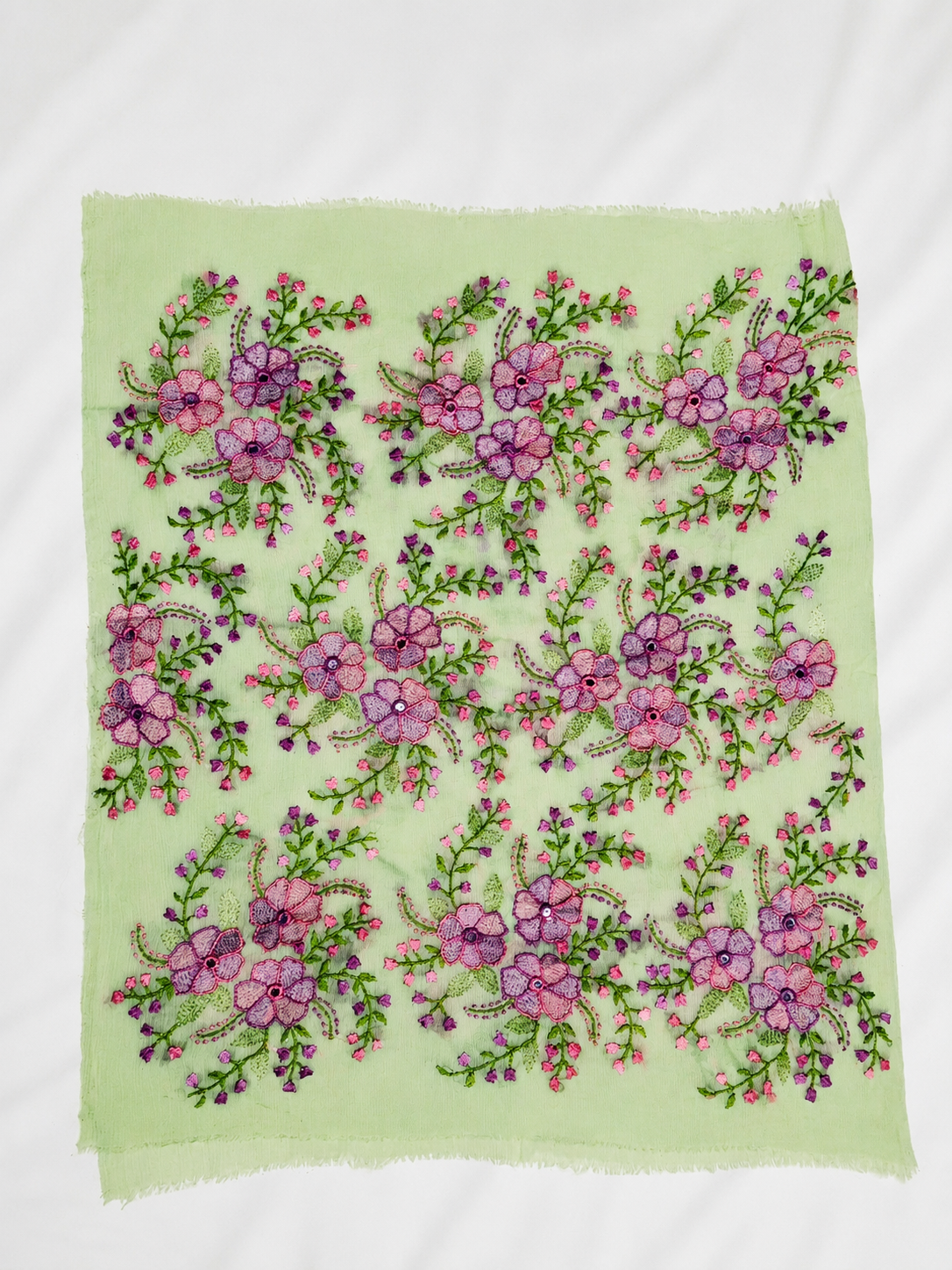 Pishtashio unstitched chiffon 2 piece