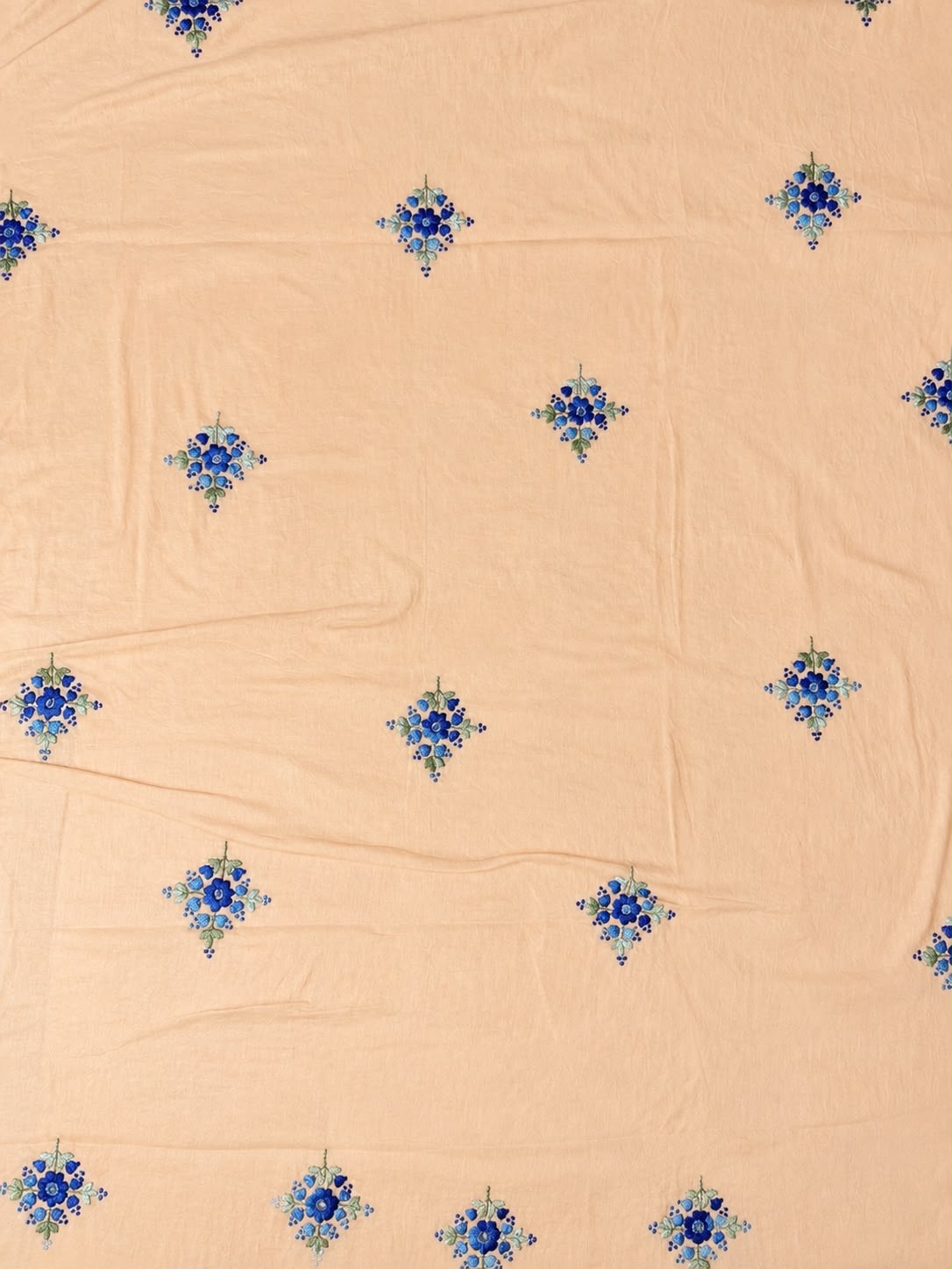 Peach Unstitched kurta