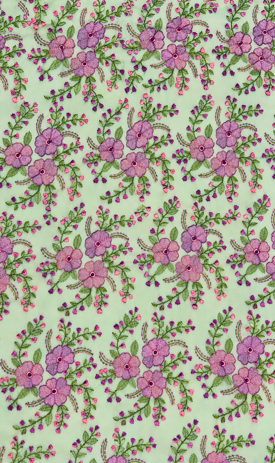 Pishtashio unstitched chiffon 2 piece