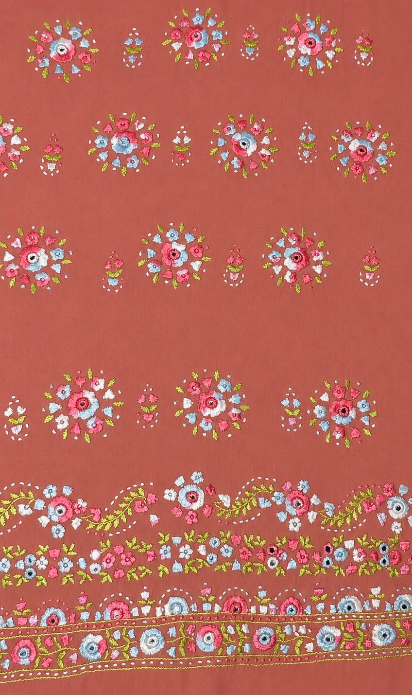 muted terracotta pink 🌸.