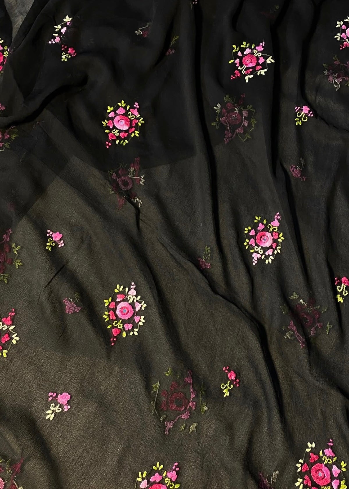 Black floral
