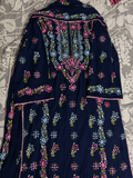 Navy blue floral(delivery time 10 weeks)