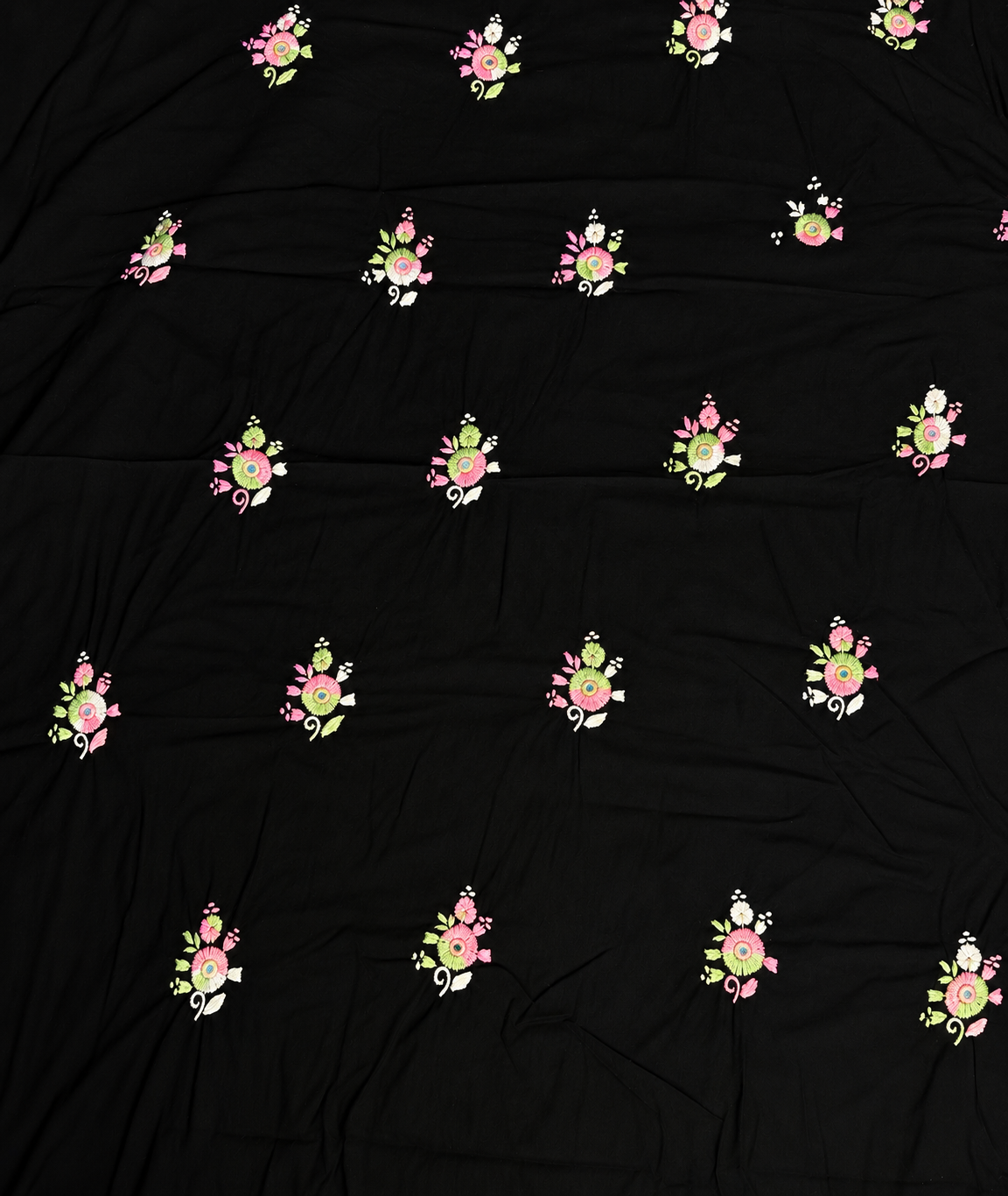Black multi floral