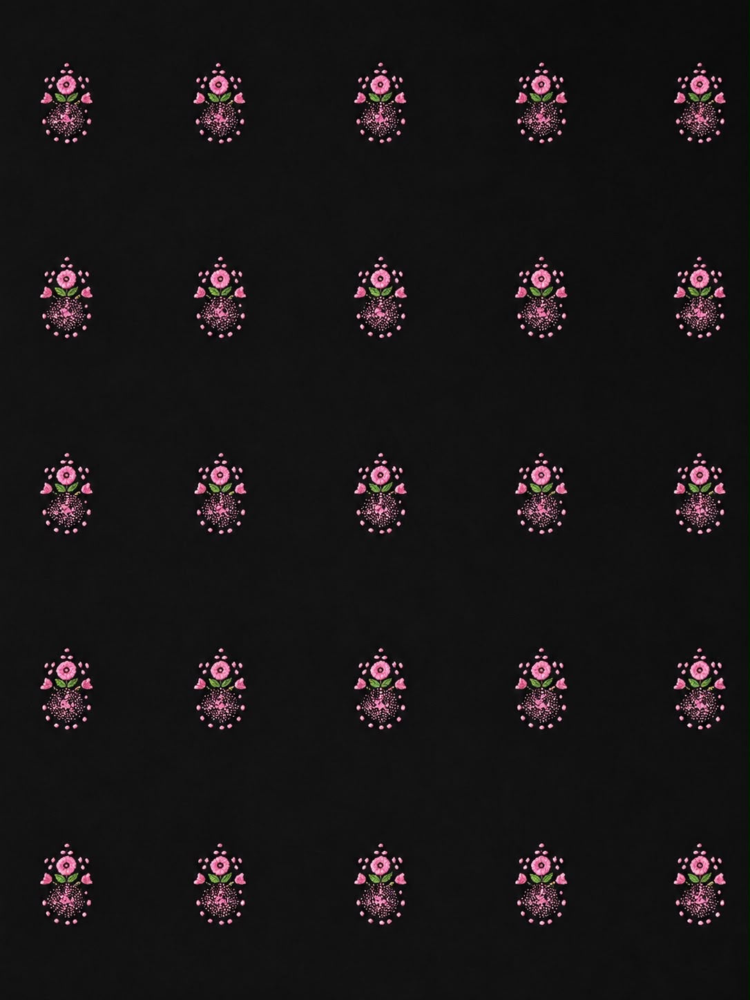 Black Unstitched kurta