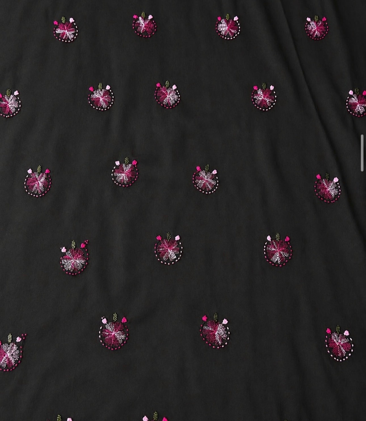 Multi black chiffon 2 piece