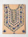 Peach Unstitched kurta